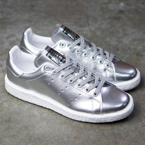 adidas wit zilver|Adidas white silver metallic shoes.